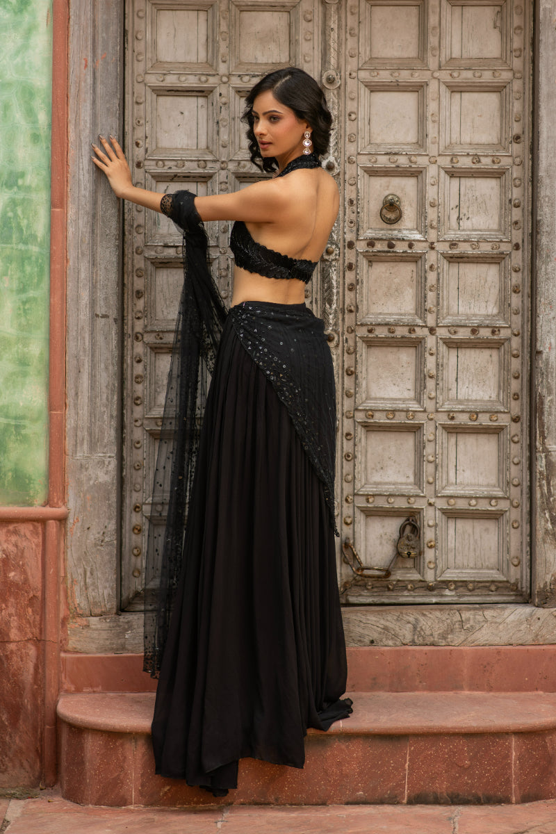 SLIT LEHENGA SET