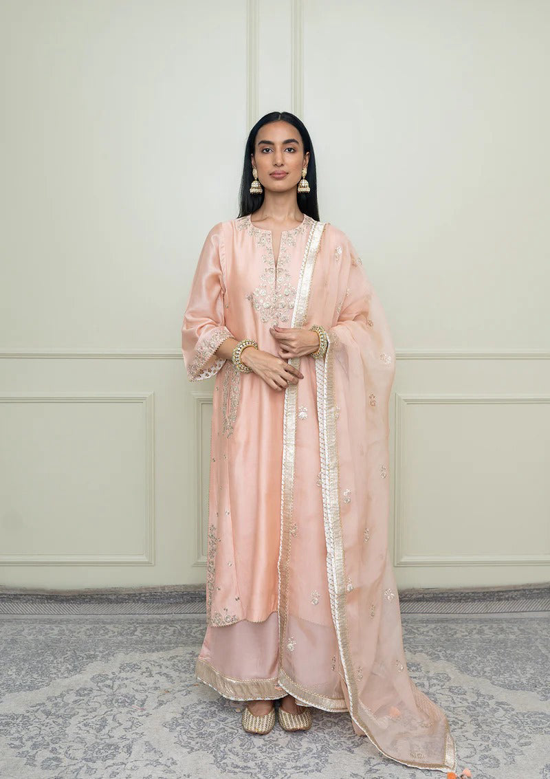 Basirah-Chauga with palazzo and dupatta