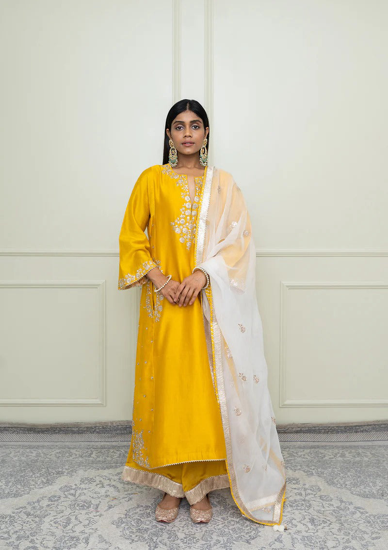 Basirah-Chauga with palazzo and dupatta