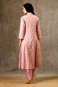 Load image into Gallery viewer, Pink Chanderi Silk Kurta Set in 5 Kalis

