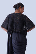 Load image into Gallery viewer, Black Cutwork Cape
