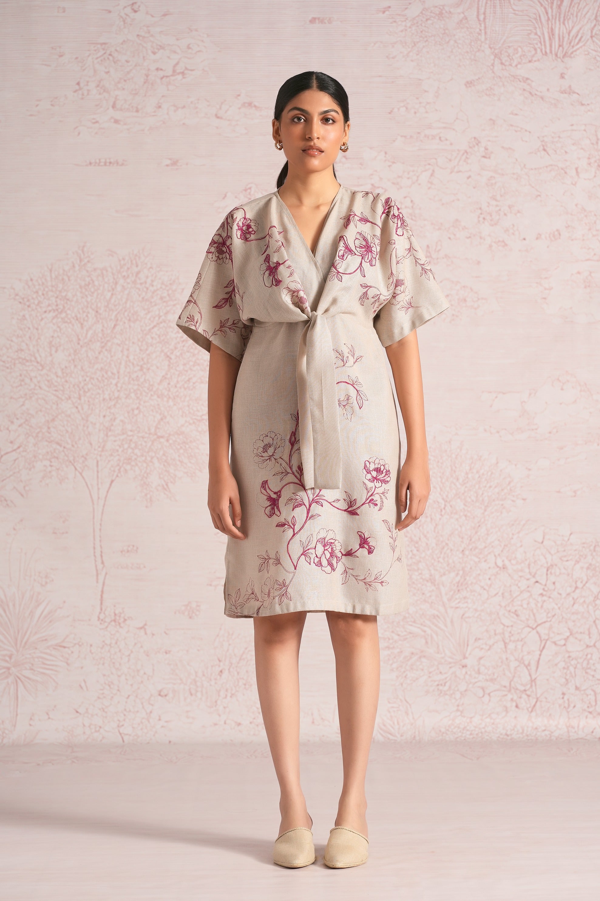 Bloomscape Cinch Dress - Natural
