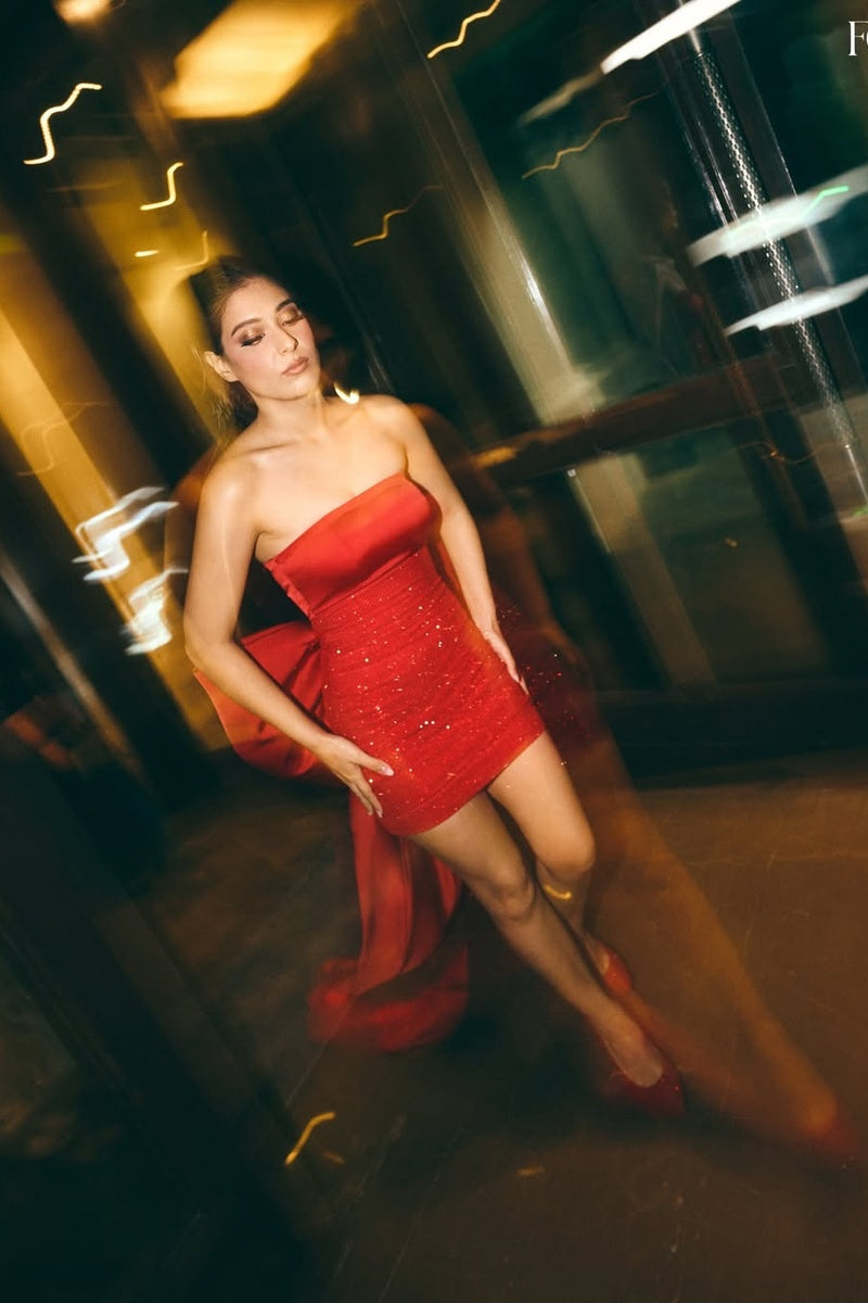 After Party Dress- Red