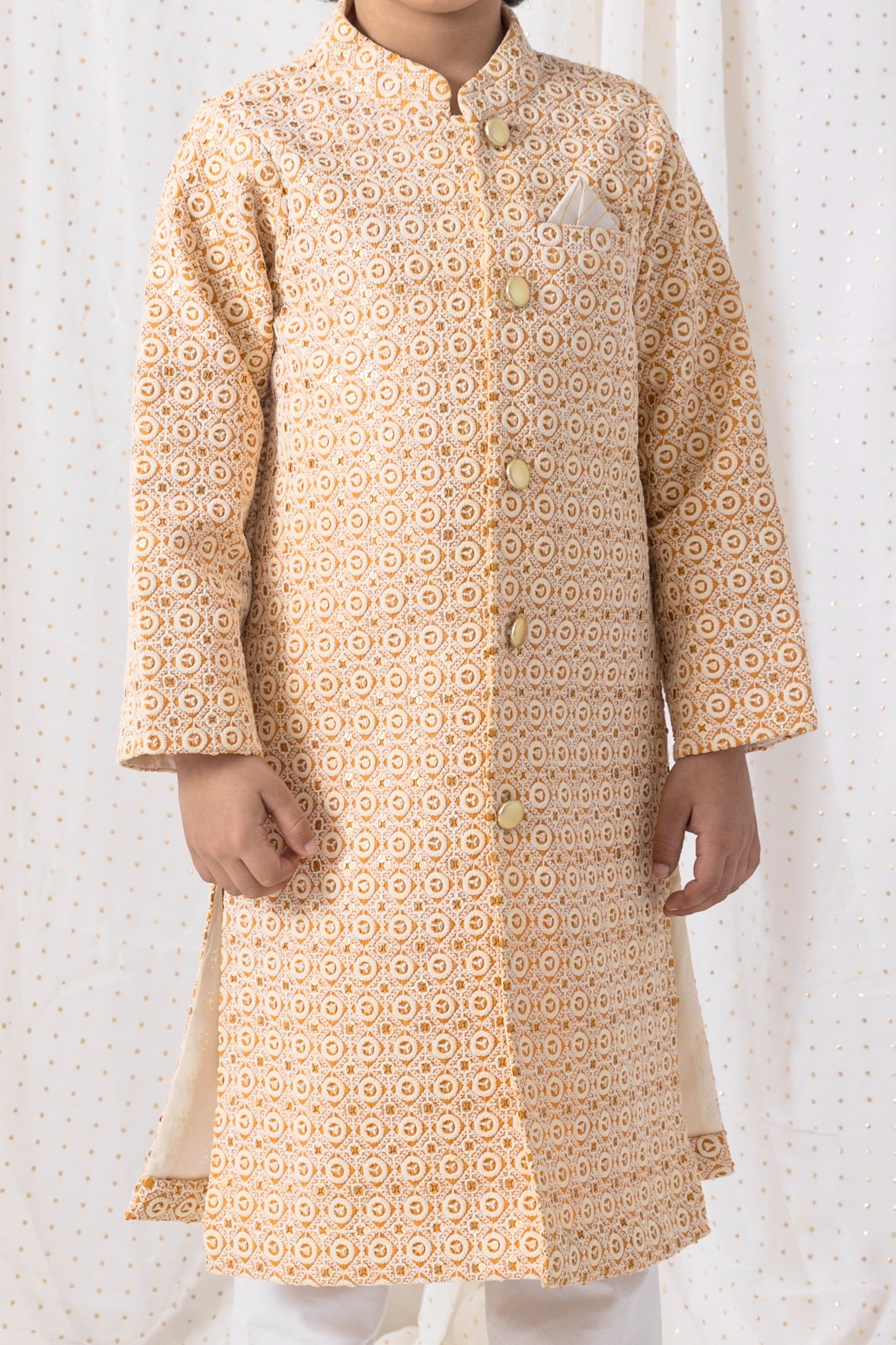 Thread And Sequence Work Sherwani