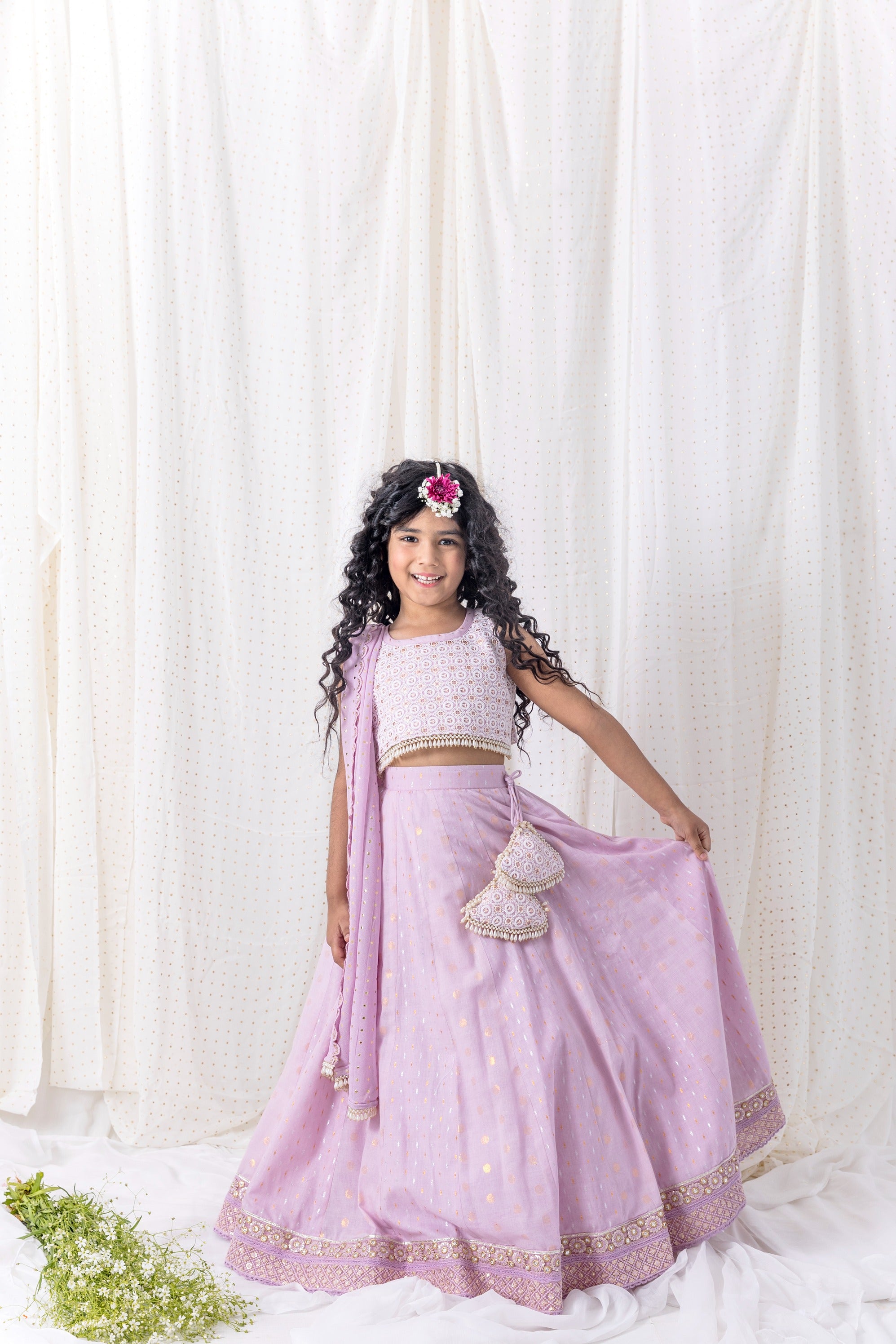 Lilac Lehenga