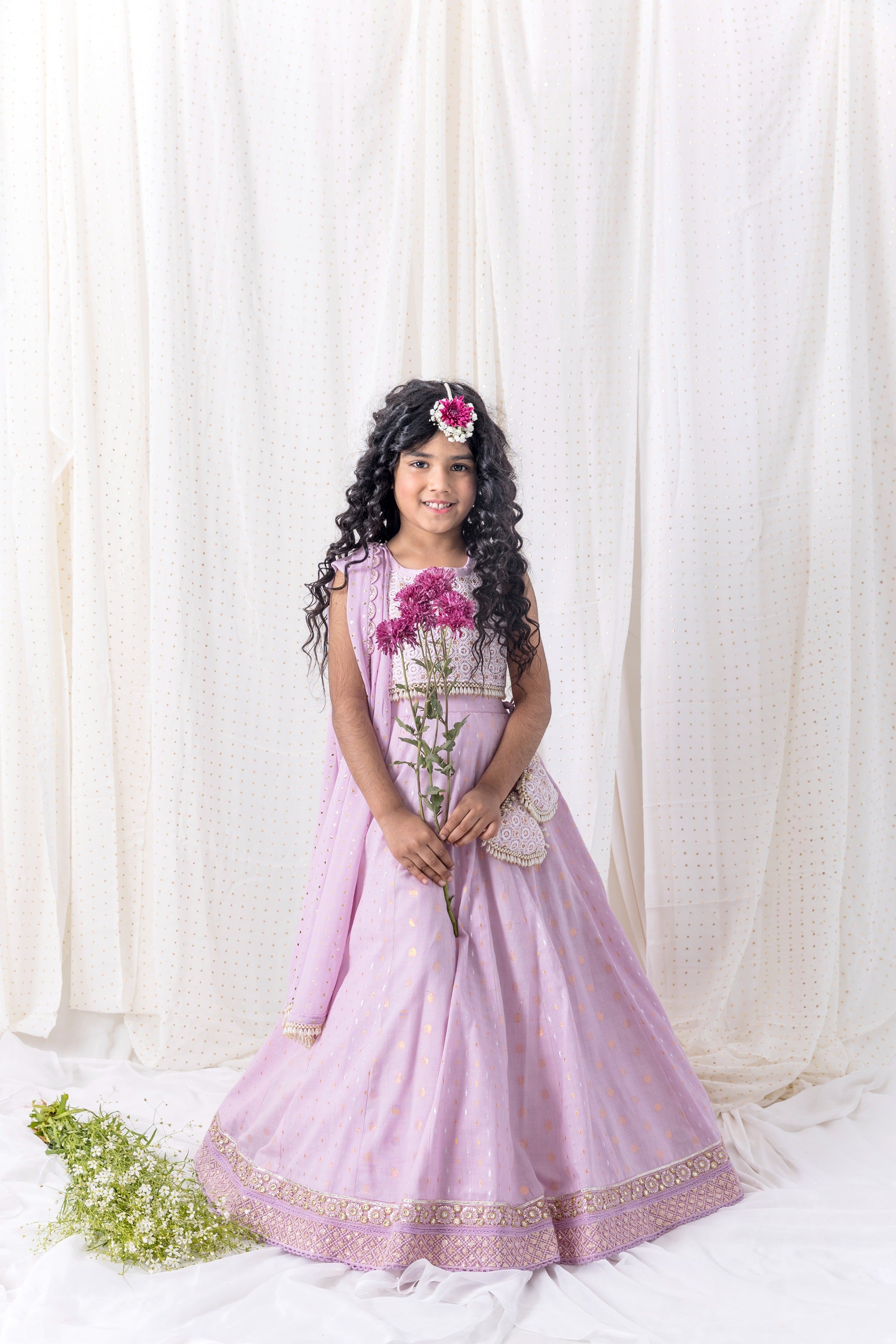 Lilac Lehenga