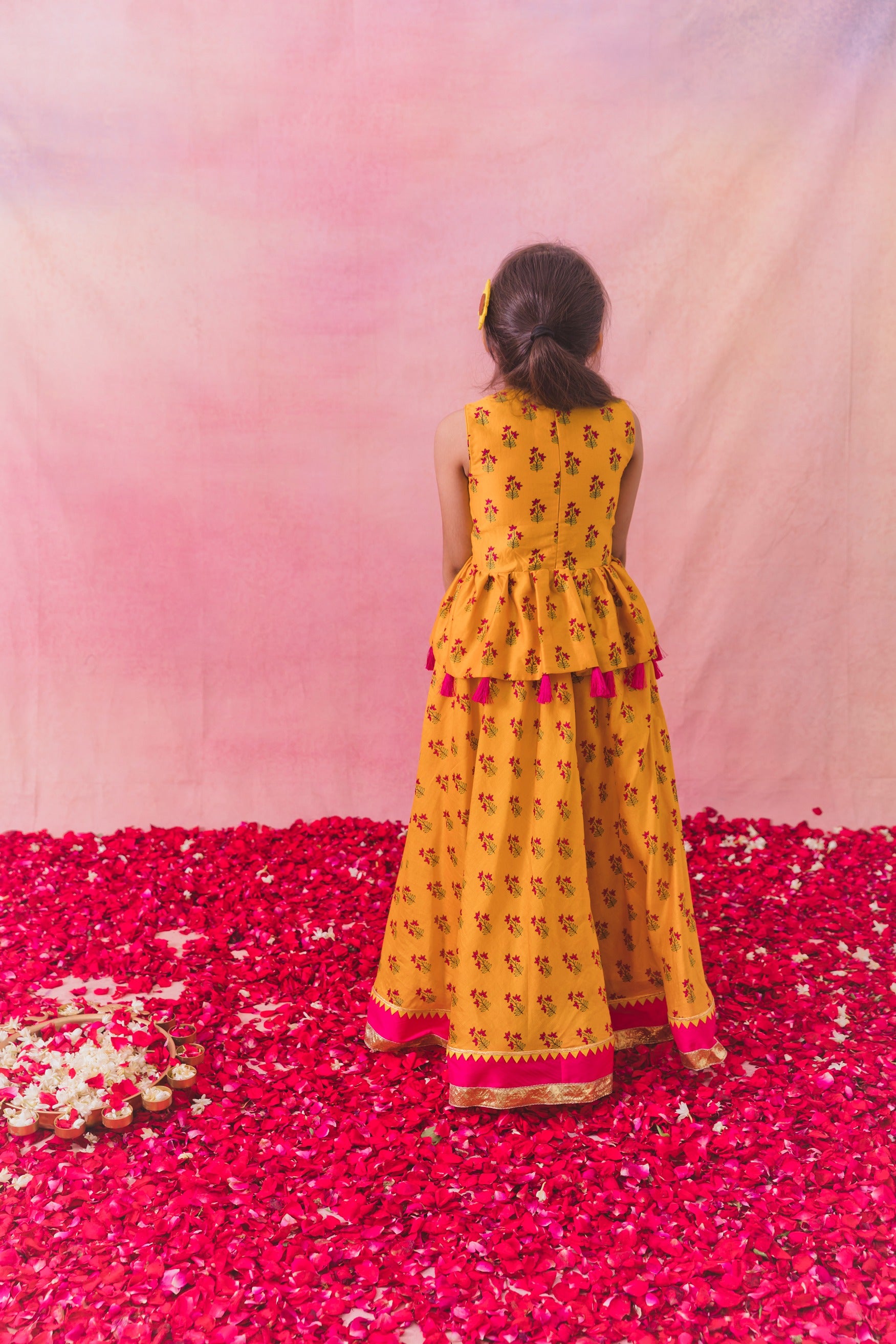 Haldi Peplum Set