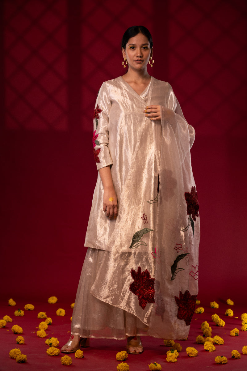 Aniha - Kurta, sharara pants & dupatta set