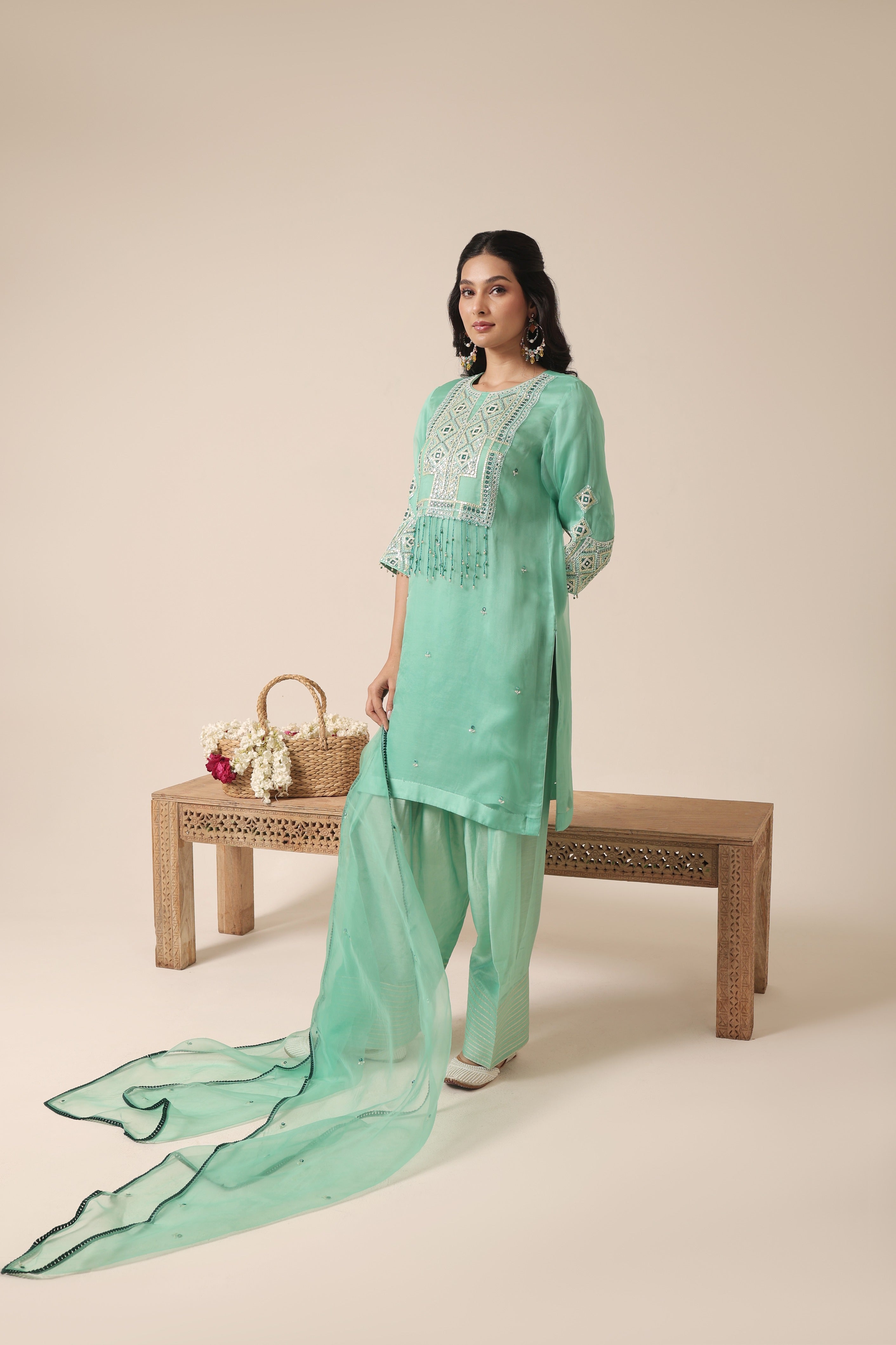 Chamki Suit Set