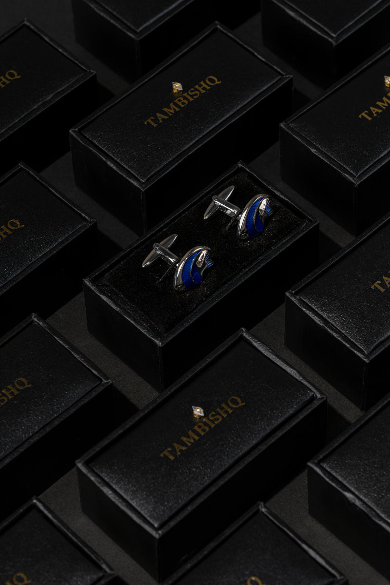 Blue Fins - Cufflinks