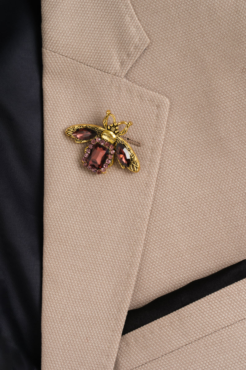 Burgundy Queen - Brooche