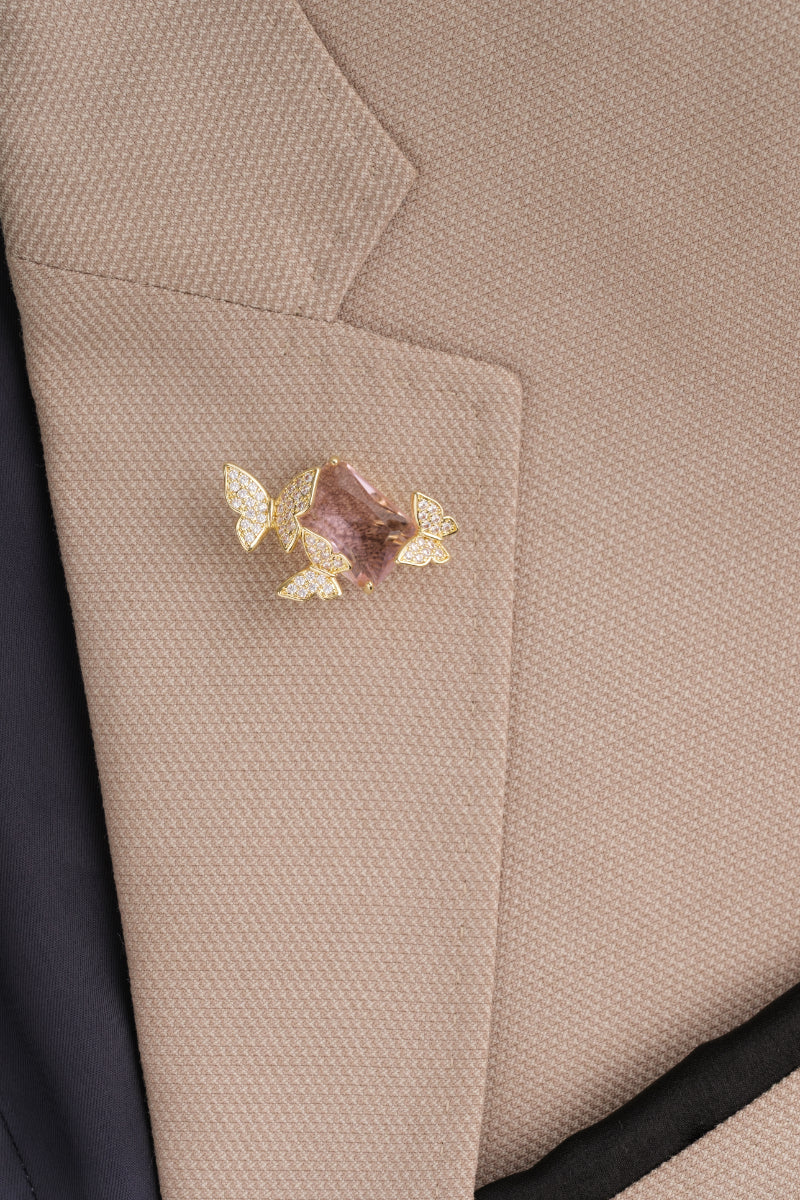 Triple Flutter - Brooche