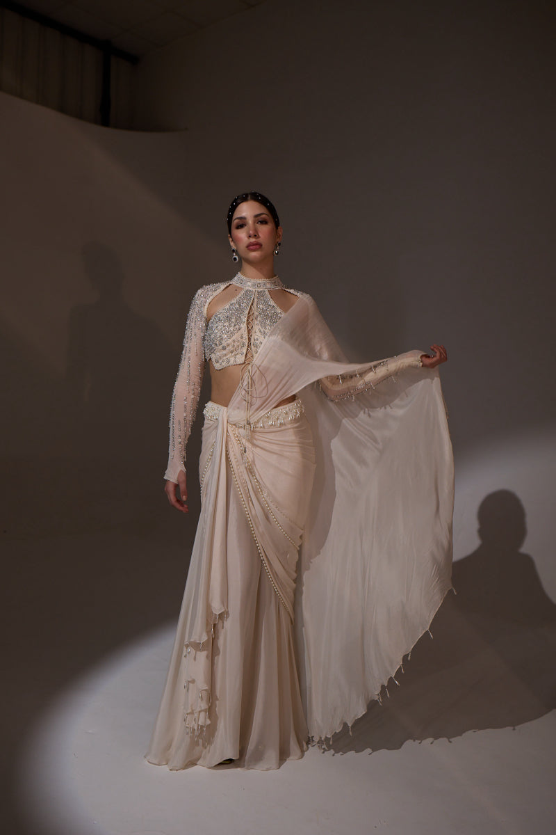 Magnolia Drape Saree