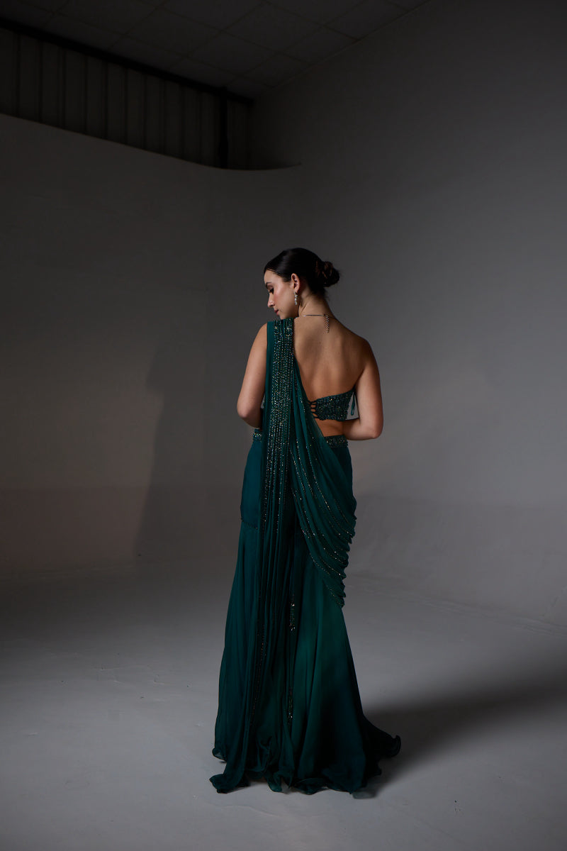 Nora Corset Sharara Set