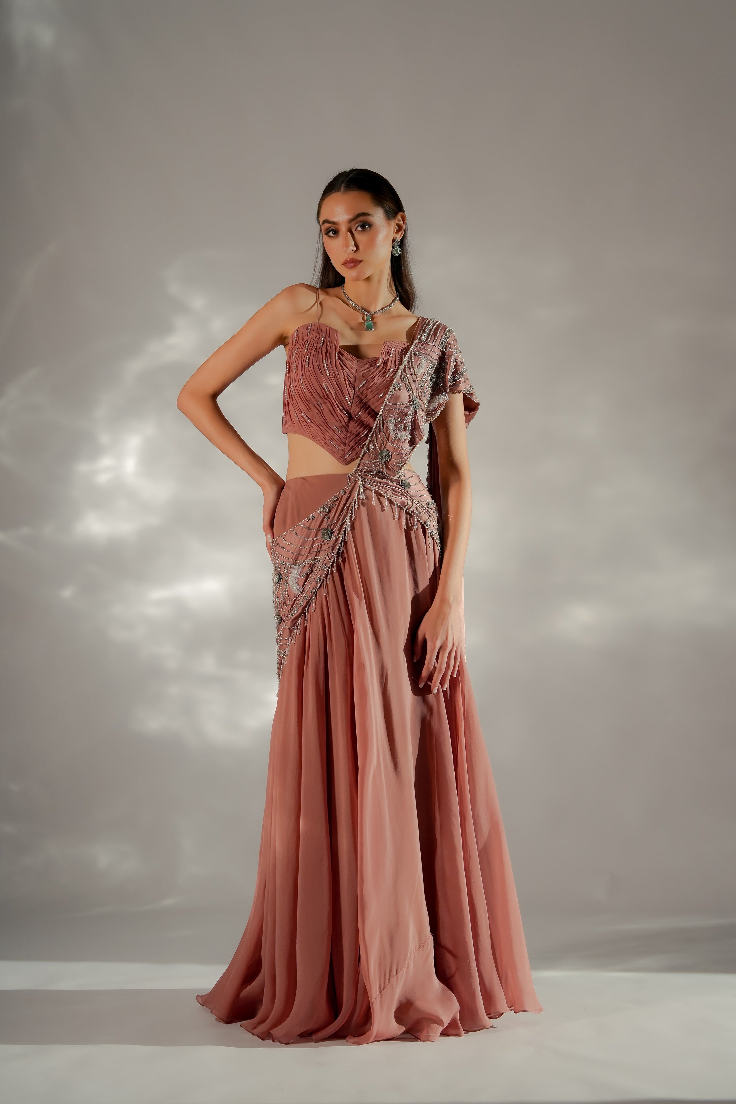 Moon Veil Drape Saree