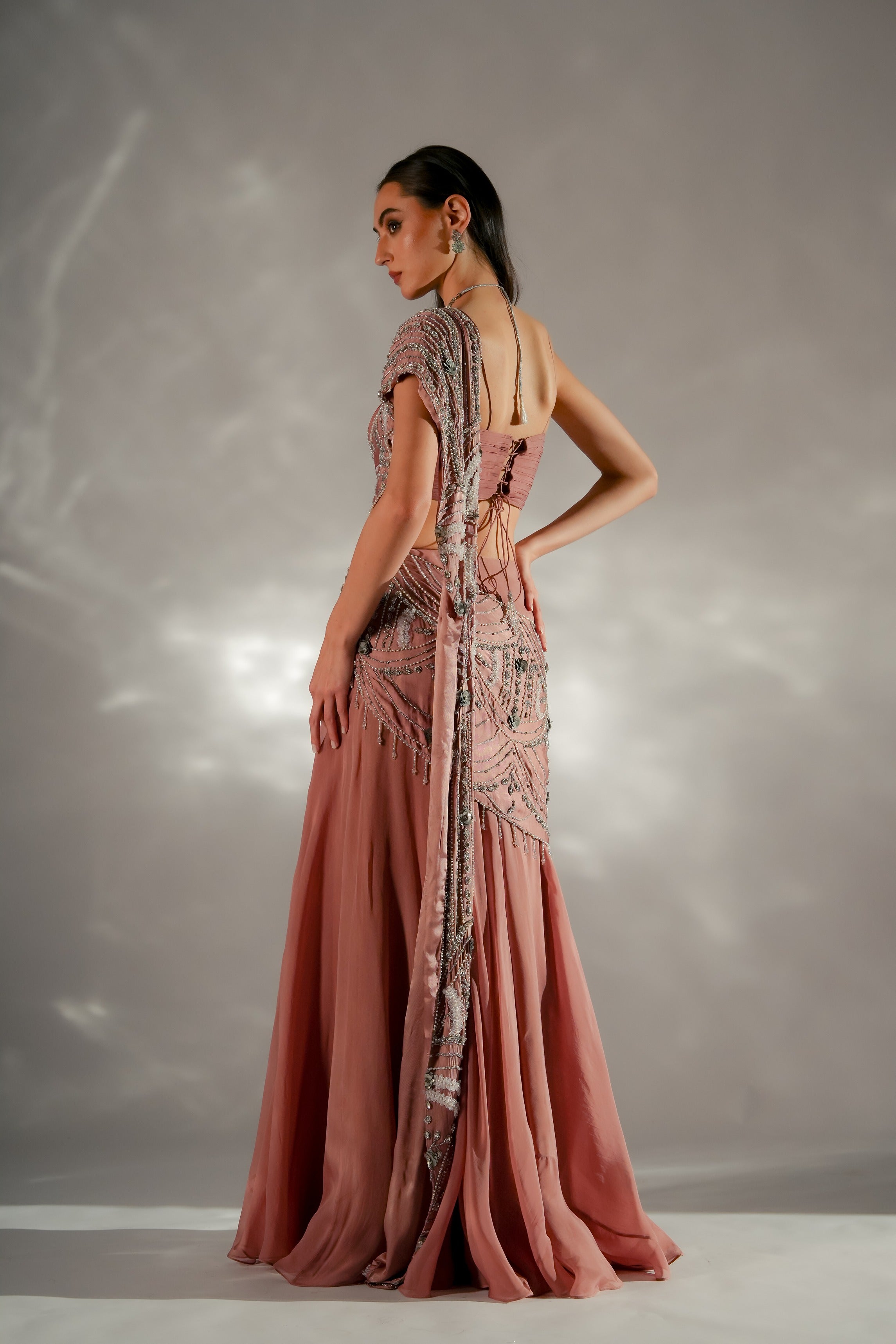 Moon Veil Drape Saree
