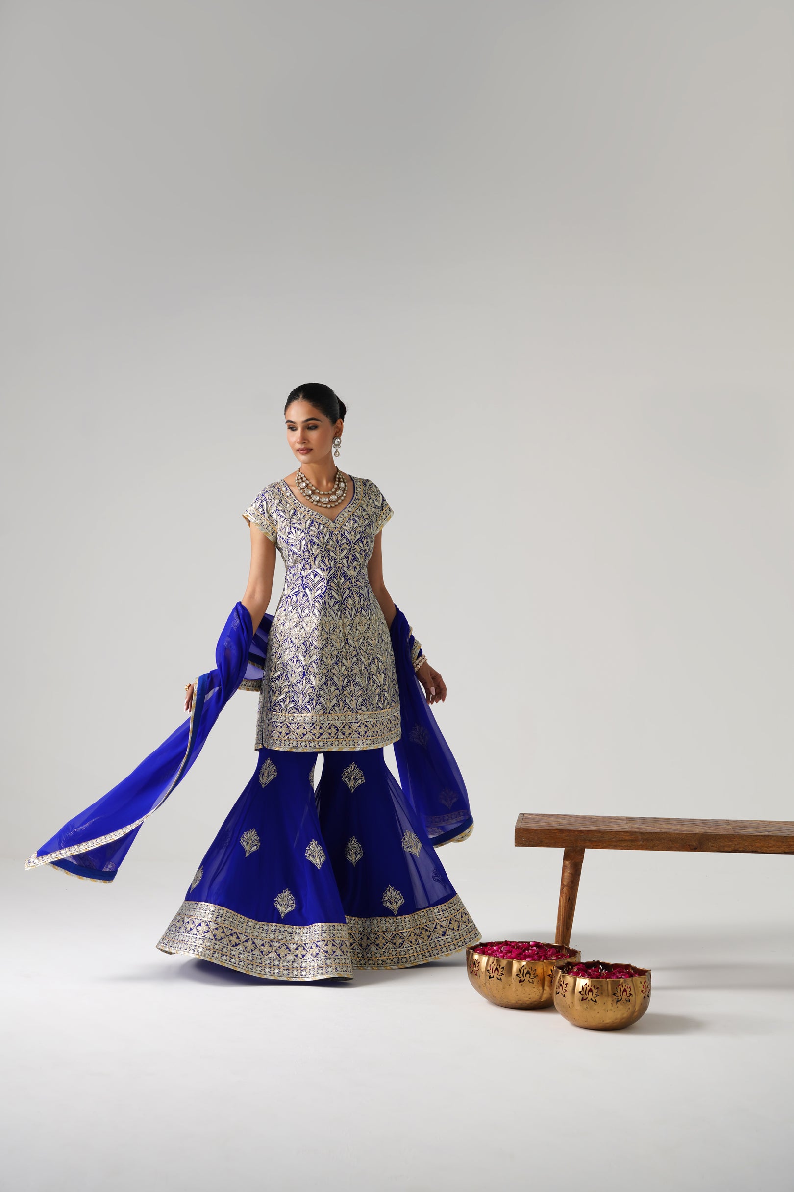 Dilruba Gota Sharara Set