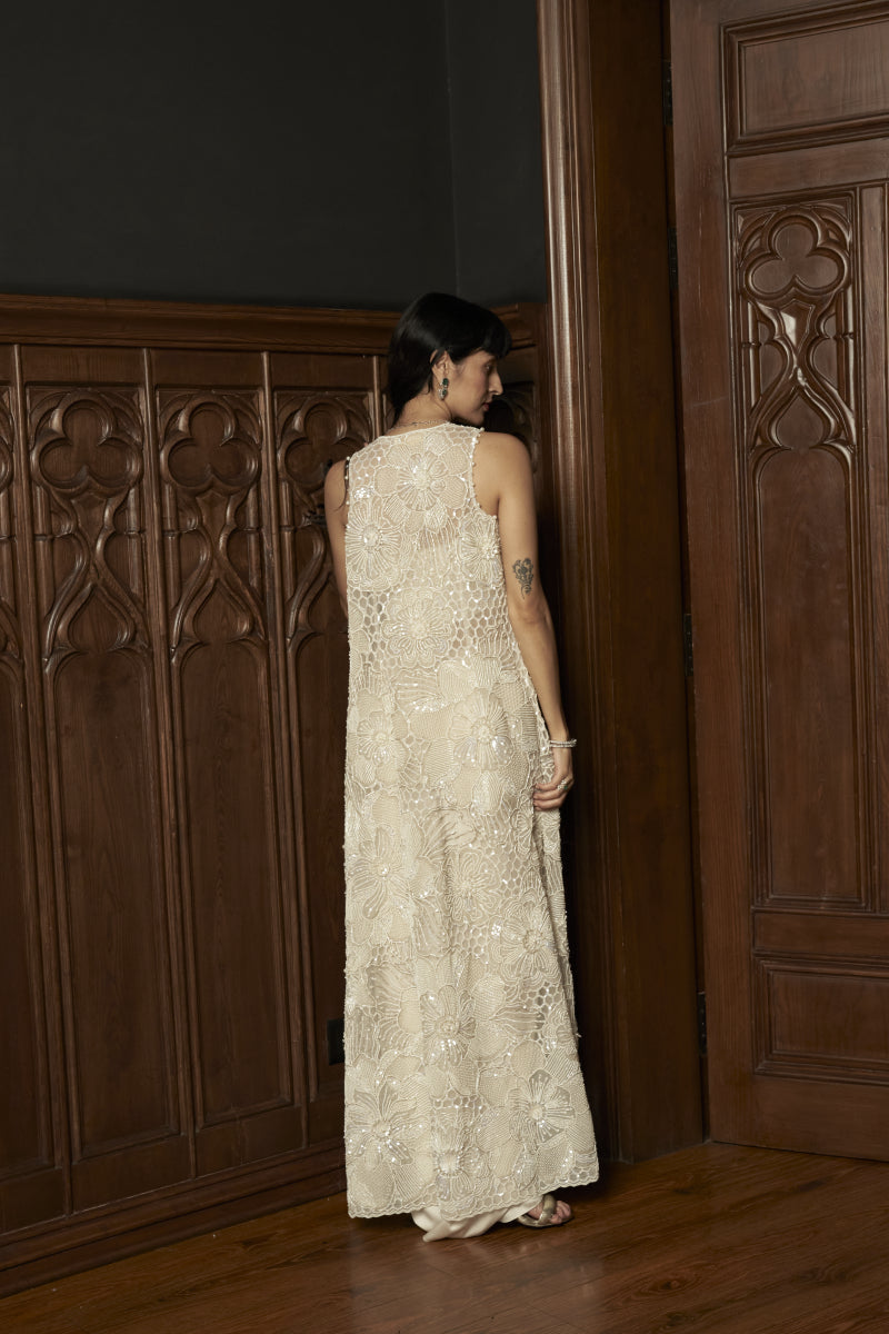 Ivory Jacket-Corset Set