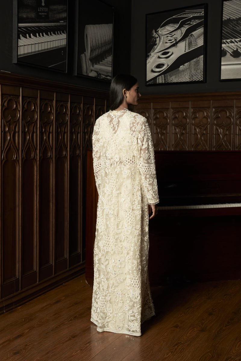 Ivory Jacket- Skirt Set