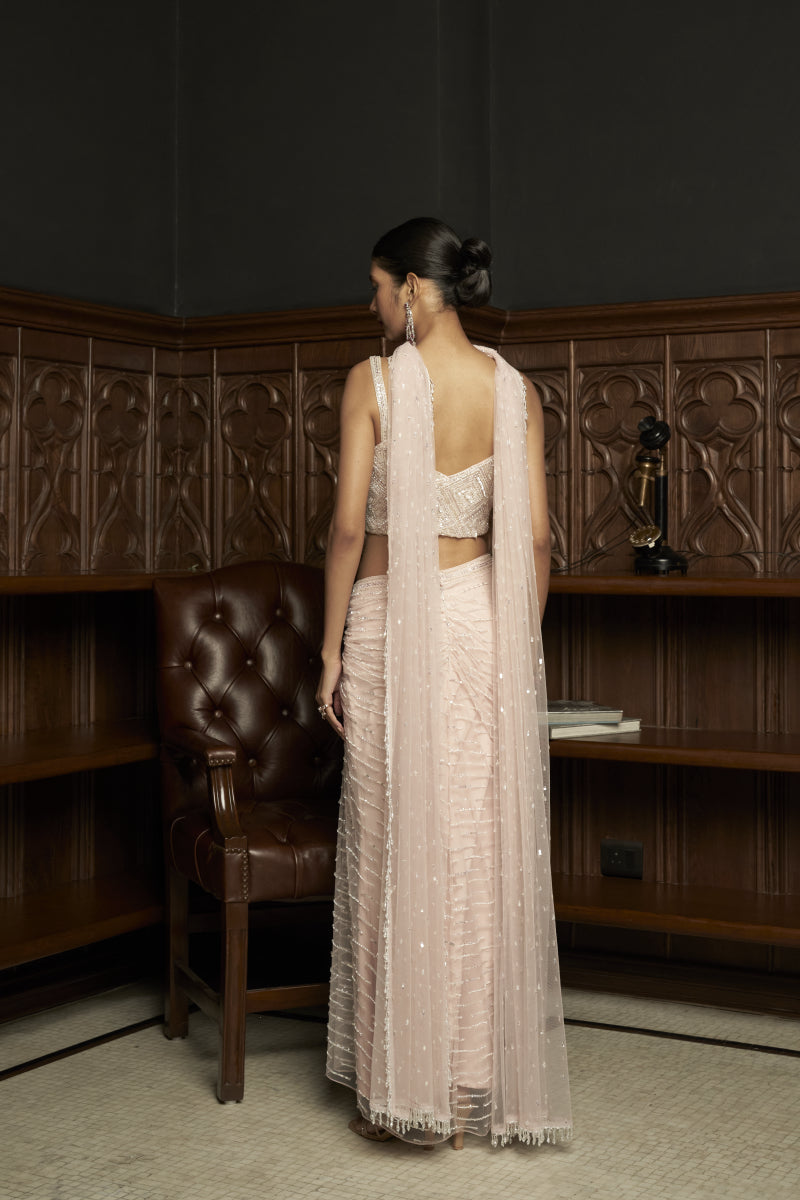 Pink Indo-Western Set