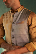Load image into Gallery viewer, Midas Tissue Nehru Jacket - Set of 1
