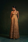 Load image into Gallery viewer, Midas Gold Tissue Long Dress- Set of 1
