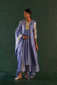 Load image into Gallery viewer, Midas Lavender Chanderi Kurta - Set of 3
