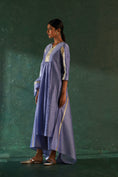Load image into Gallery viewer, Midas Lavender Chanderi Kurta - Set of 3
