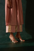Load image into Gallery viewer, Midas Old Rose Chanderi Kurta- Set of 3
