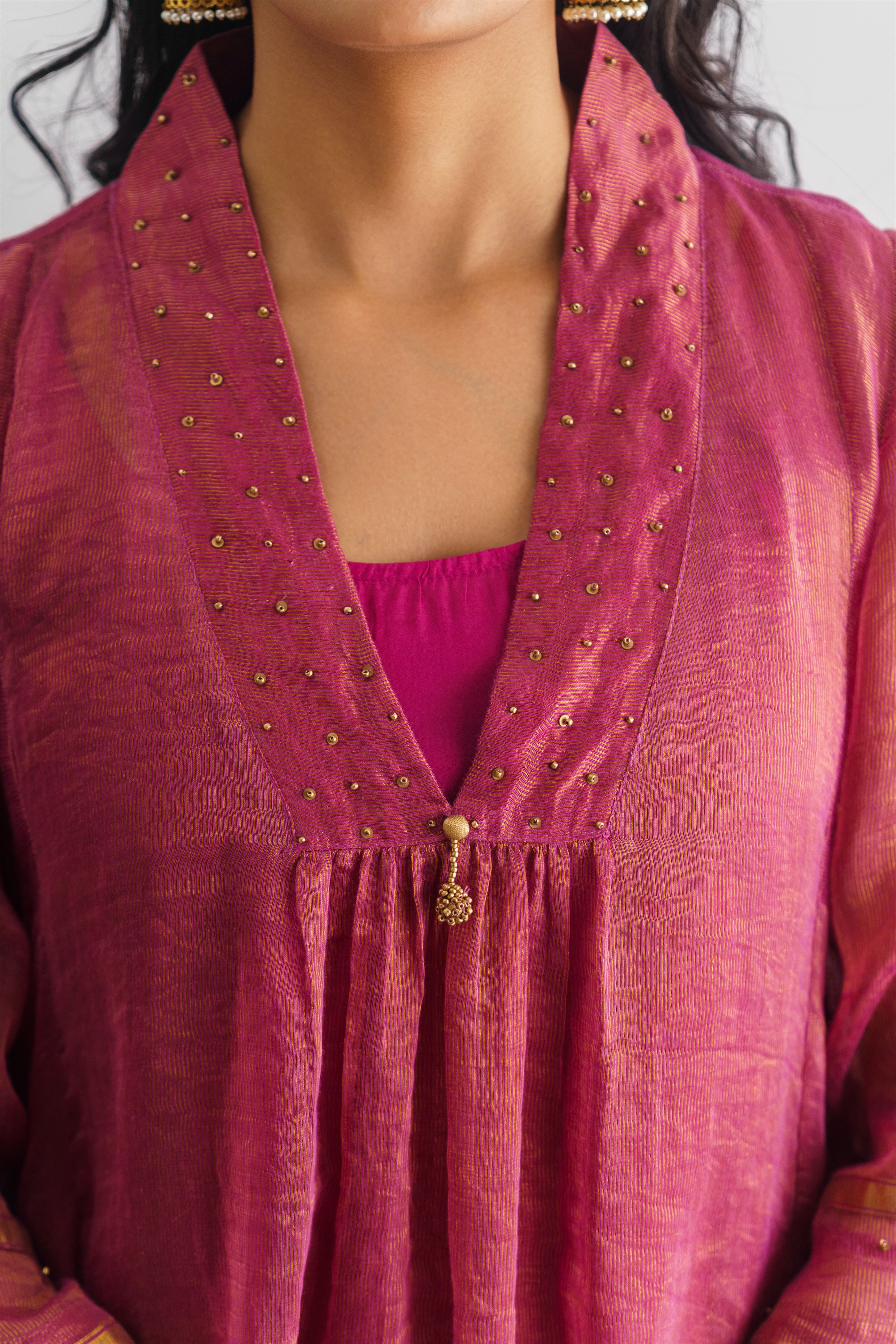 Rim Jhim Kurta With Pant And Dupatta (Set Of 3)