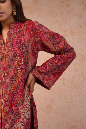 Scarlet Kaani Set- Inching India