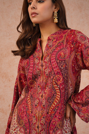 Scarlet Kaani Set- Inching India