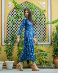 Load image into Gallery viewer, Midnight Blue Dhoti Jumpsuit
