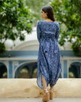 Load image into Gallery viewer, Twilight Bue Dhoti Jumpsuit
