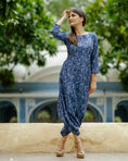 Load image into Gallery viewer, Twilight Bue Dhoti Jumpsuit
