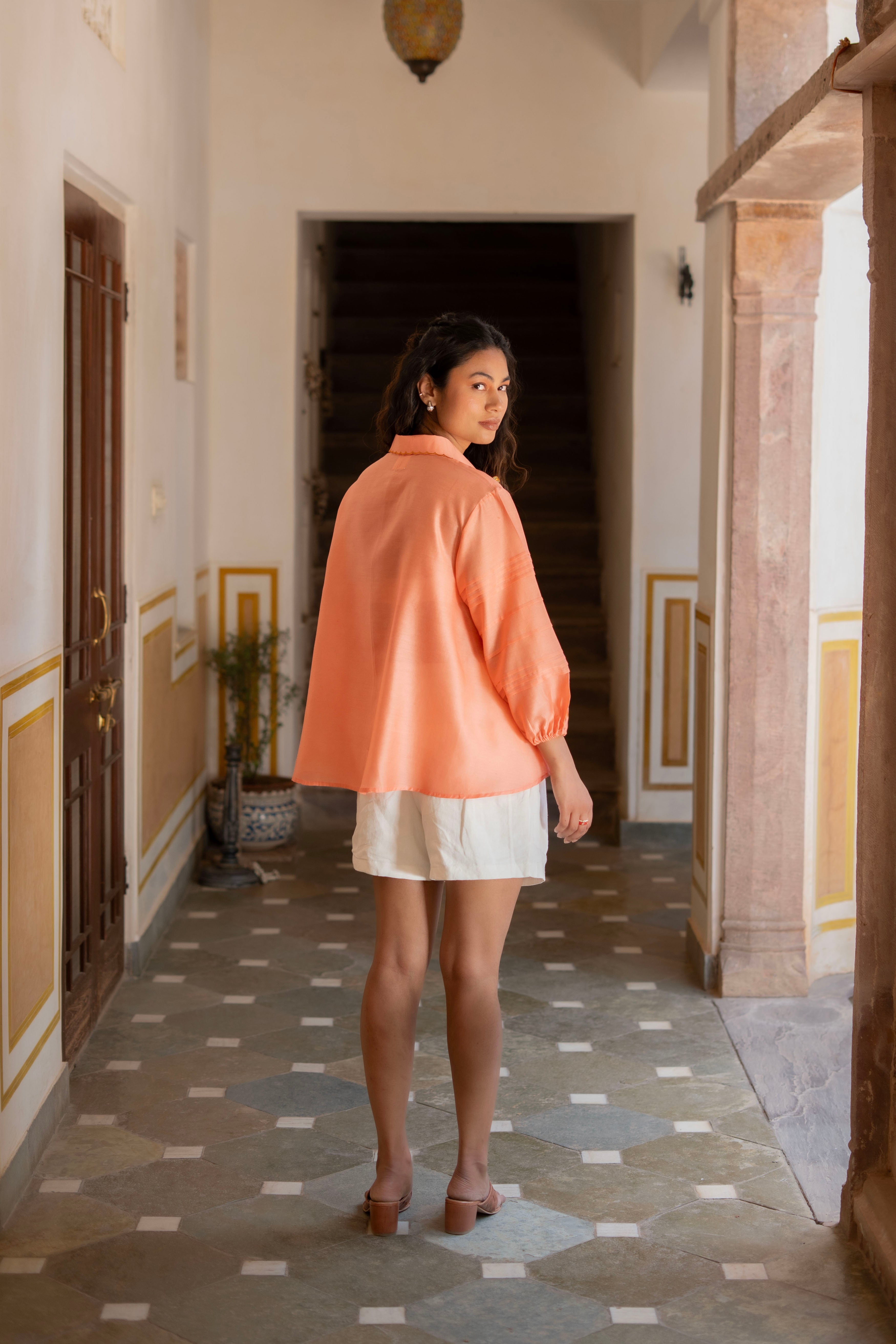 Flutter Shirt Dusty Pink