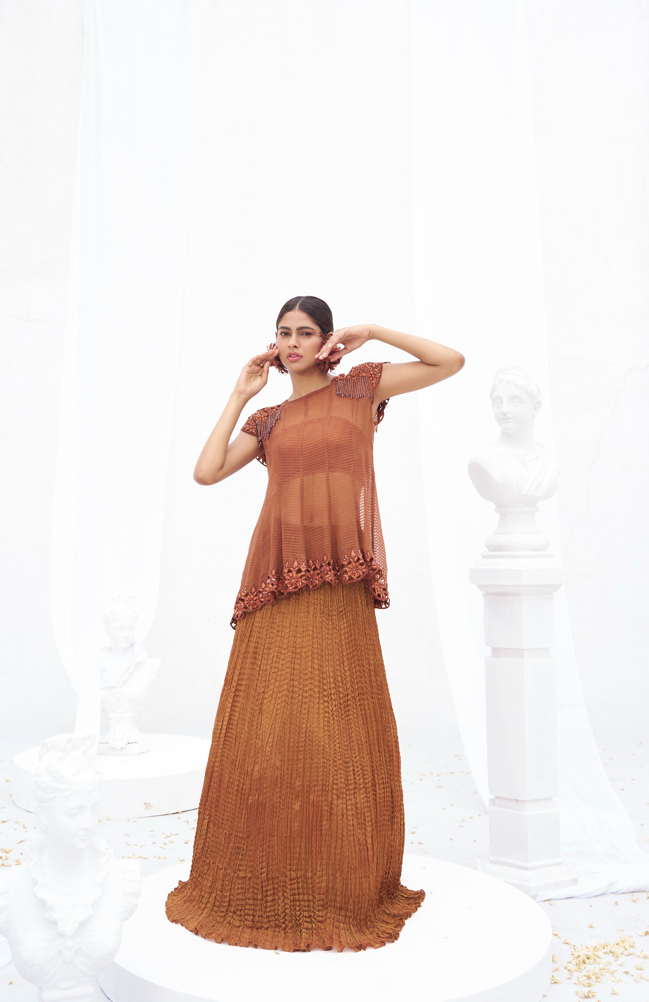 Shubhra Umbrella Skirt Set