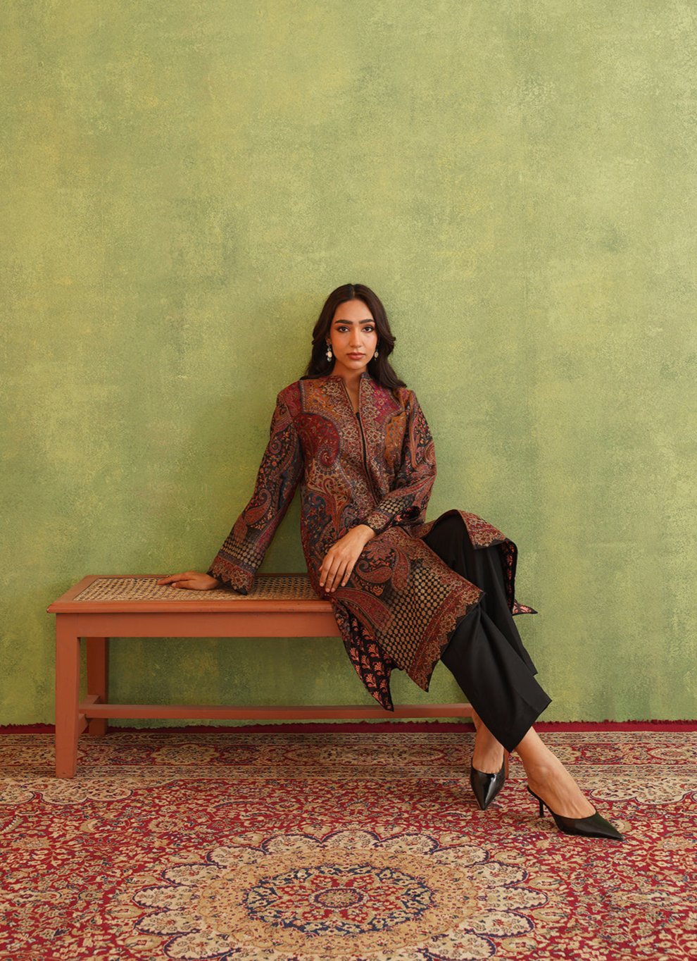 Safar Kaani Jacket Set- Inching India