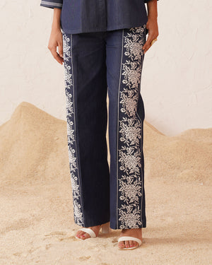 Cross Stitch Denim Co-ord Set Online India 