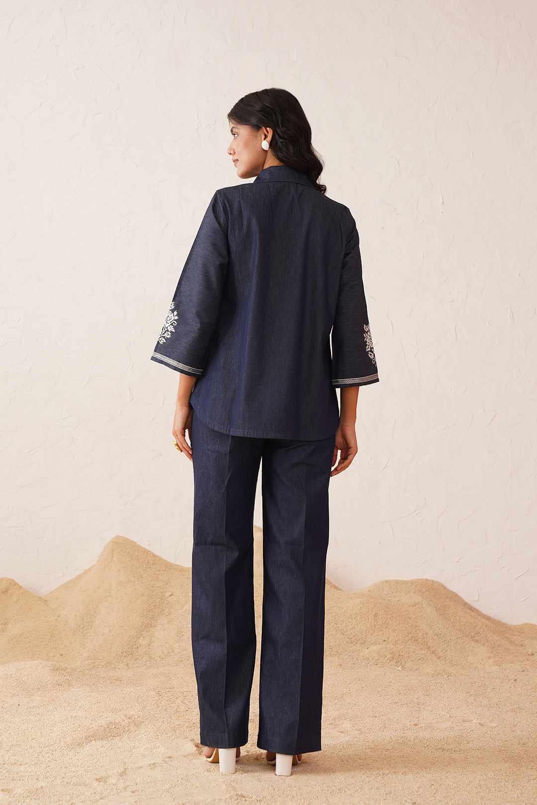 Cross Stitch Denim Co-ord Set Online India 