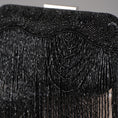 Load image into Gallery viewer, Black Fringes Statement Clutch
