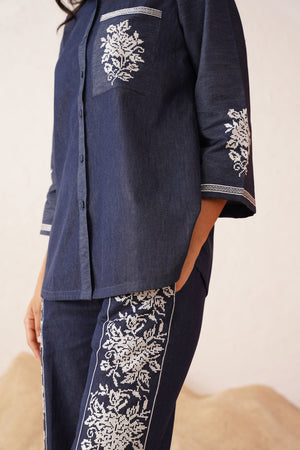 Cross Stitch Denim Co-ord Set Online India 