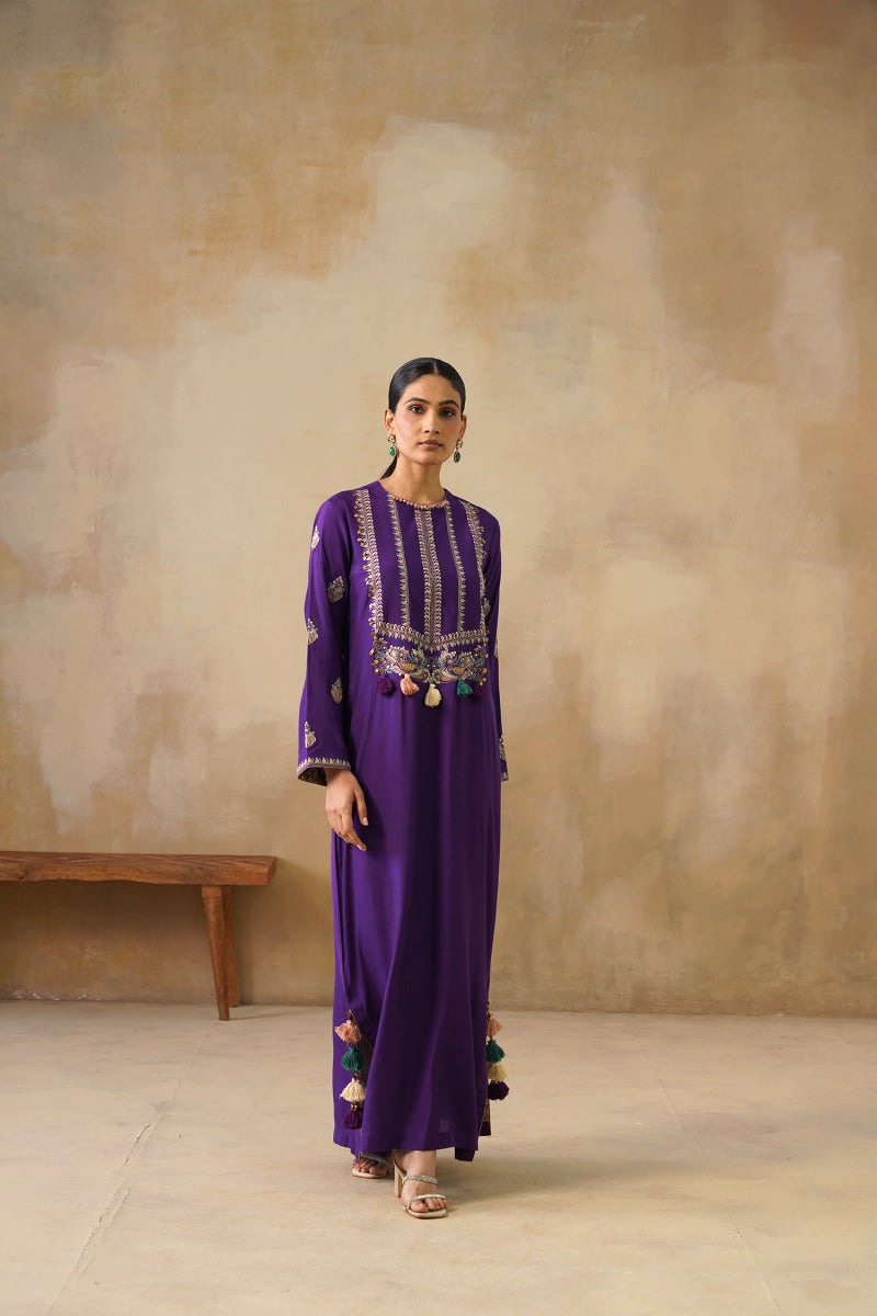Noor Purple Full Length Dress