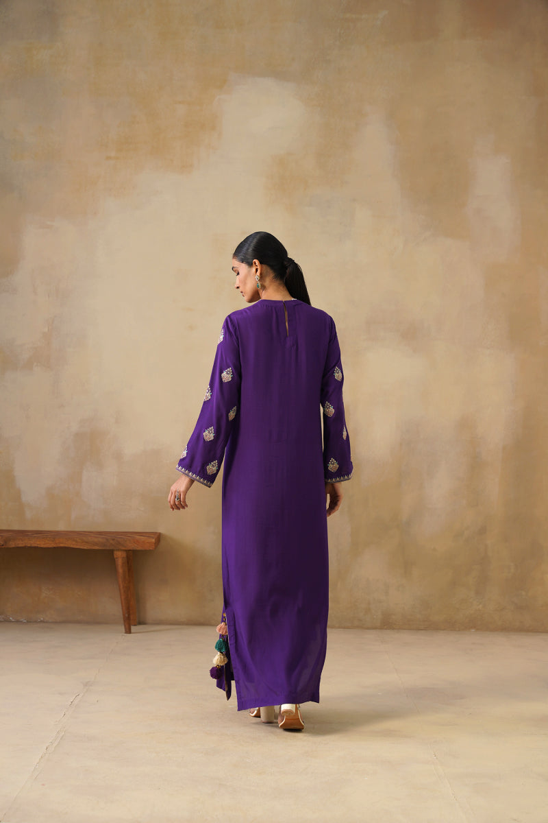 Noor Purple Full Length Dress
