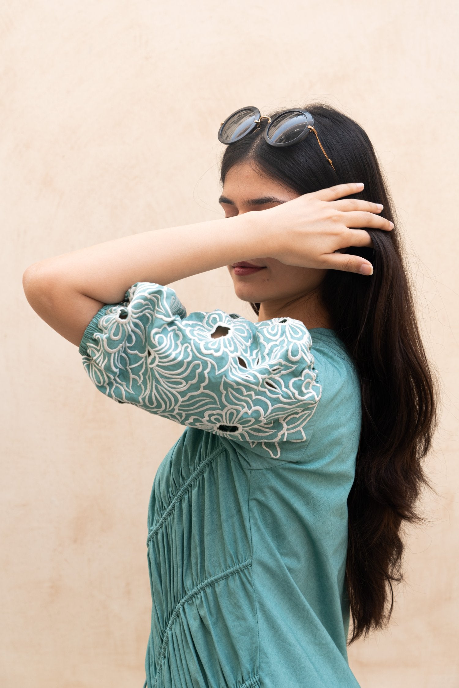 Sky blue Middi Dress