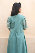 Load image into Gallery viewer, Sky blue Middi Dress
