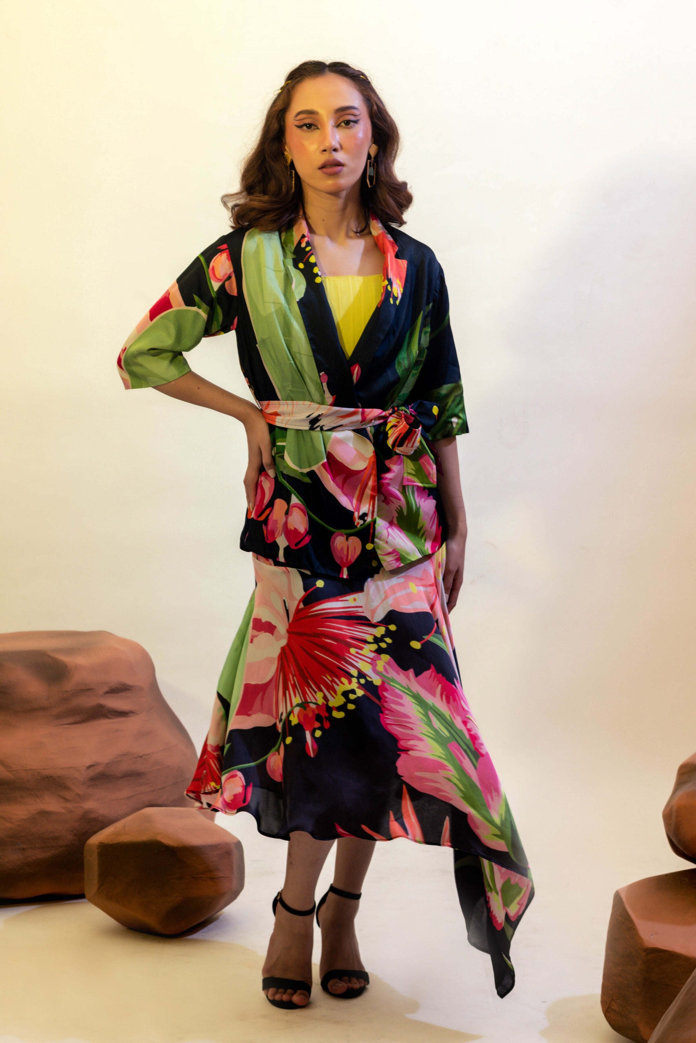 Corset-Blazer & Skirt Co-ord Set