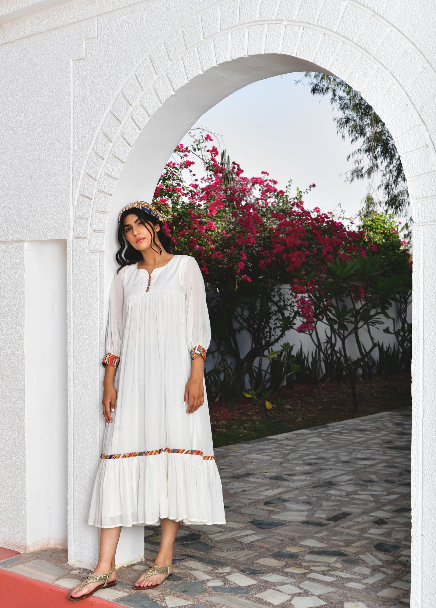 White Layla Casual Summer Dress