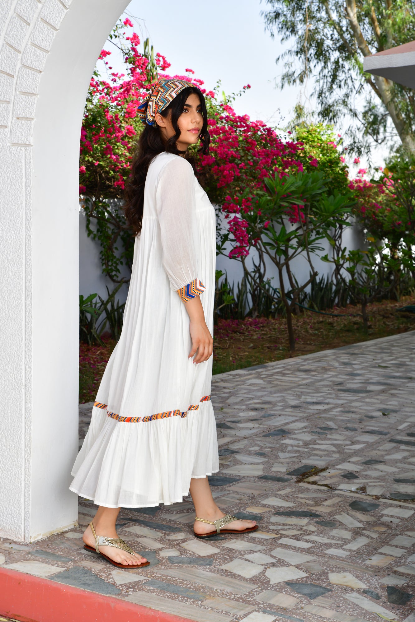 White Layla Casual Summer Dress