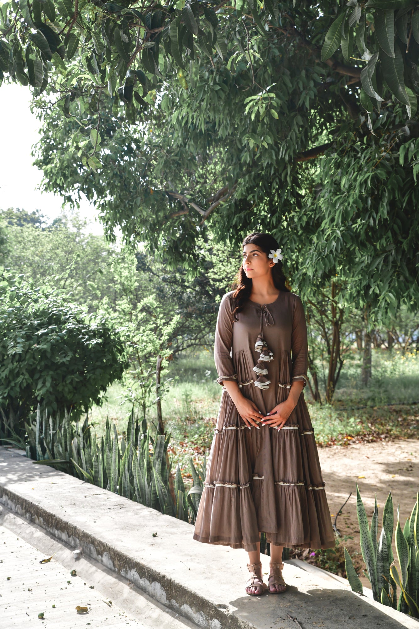 Choco Delight Summer Dress